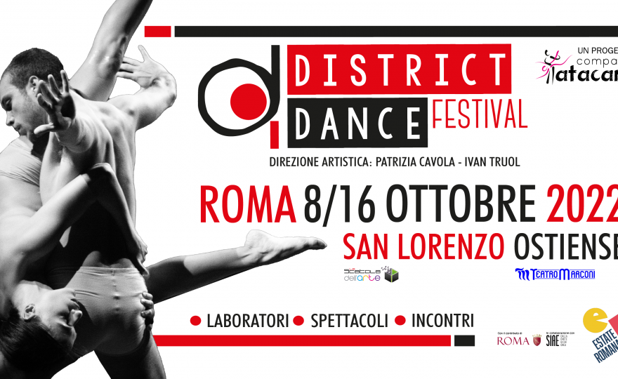 District Dance Festival a Roma dal 8 al 16 ottobre 2022