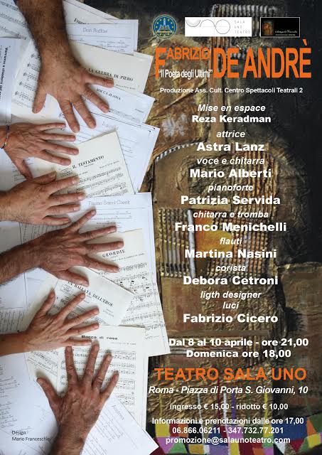 Locandina De andrè